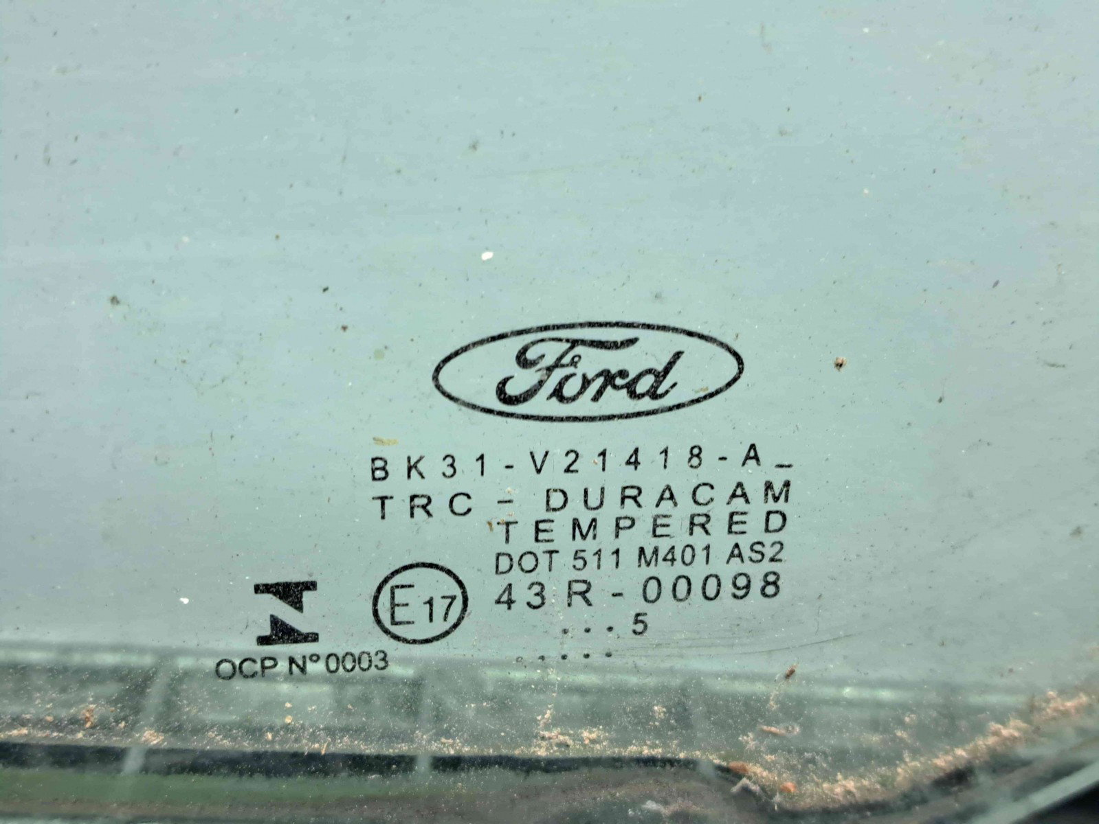 Geam fix dreapta fata Ford Transit (TTG) [Fabr 2014-2023] OEM - imagine 2