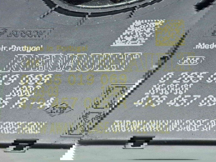  Senzor unghi volan Dacia Sandero 2 Stepway [Fabr 2012-prezent] 479457095R