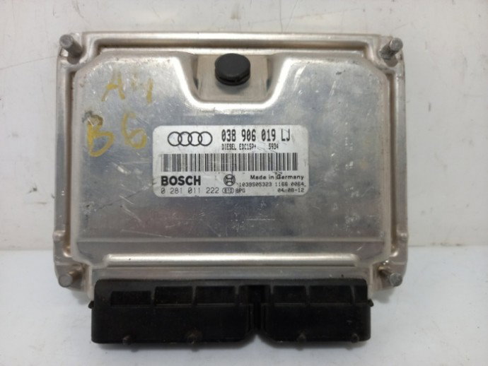 Modul ECU Calculator Motor ECU, 038906019LJ, 0281011222, Audi A4 (8E2, B6), 1.9 TDI, AVF