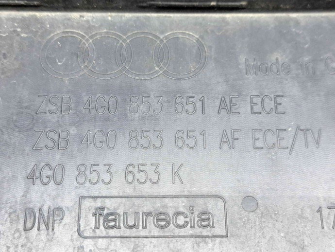 Grila bara fata Audi A6 facelift (4G5, C7) [Fabr 2015-2018] 4G0853651AE