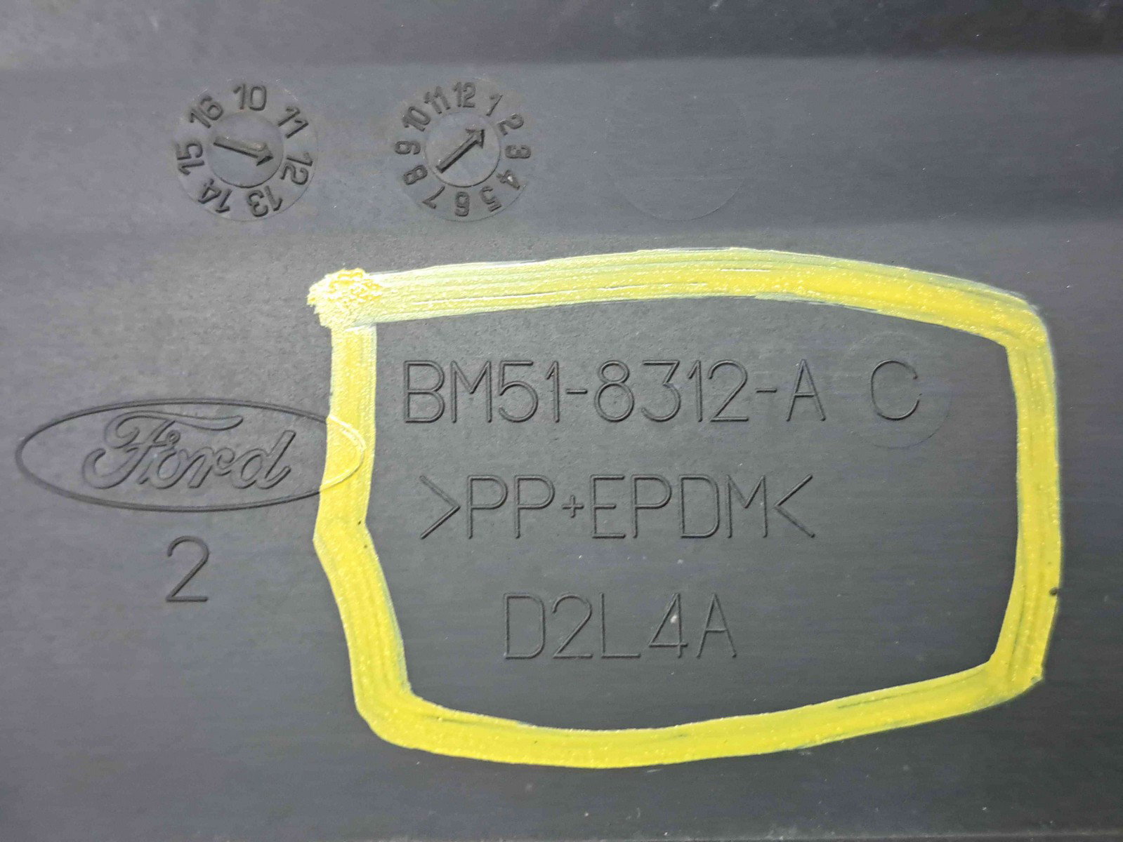 Deflector aer Ford Focus 3 (CB8) [Fabr 2011-2015] BM51-8312-AC - imagine 3