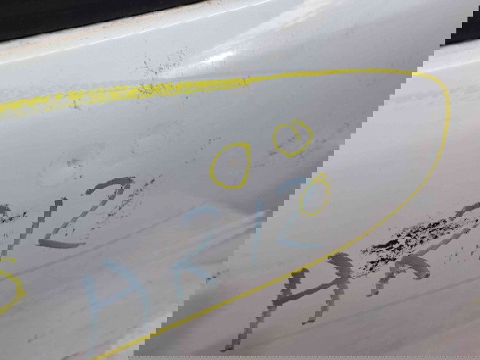 Usa stanga fata Ford Transit (TTG) [Fabr 2014-2023] FROZEN WHITE