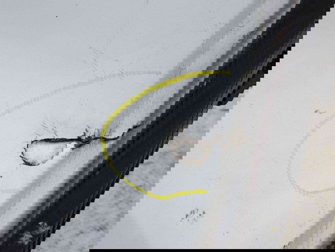 Usa stanga spate Ford Transit (TTG) [Fabr 2014-2023] FROZEN WHITE