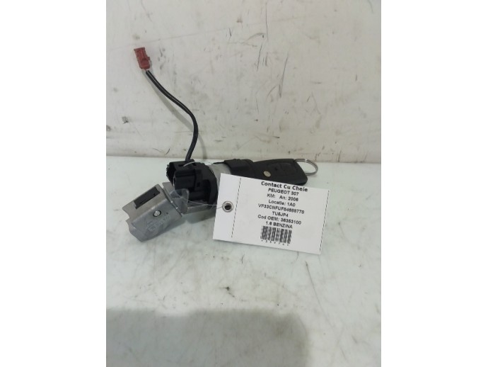 Contact cu cheie Peugeot 307 1.6 HDI OEM 2002-2008