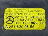  Proiector ceata dreapta Mercedes Clasa A (W169) [Fabr 2004-2012] A2518200856