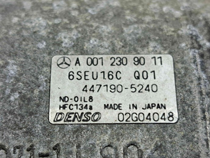 Compresor clima Mercedes Clasa A (W169) [Fabr 2004-2012] A0012309011 | 447190-5420 1.5 Benz 266920   