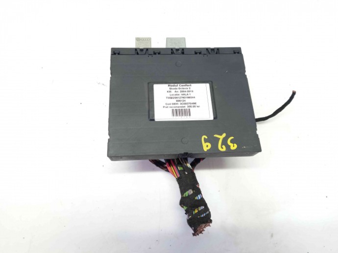 Unitate Modul Calculator Control Confort Comfort Audi A1, 2.0tdi, CFH, 3C0937049E
