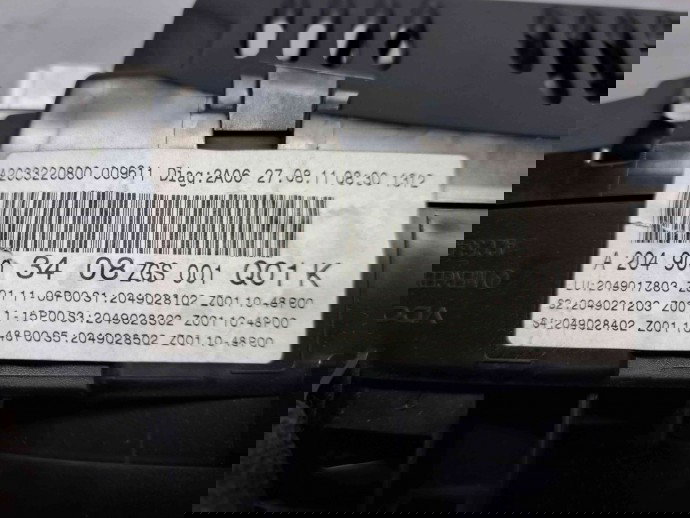  Ceas bord Mercedes Clasa C (W204) [Fabr 2007-2014] A2049003408 | A2C53435305