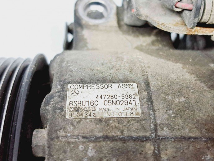 Compresor clima Mercedes Clasa C (W204) [Fabr 2007-2014] 447260-5982 1.8 Benz 271820 115KW / 211CP  