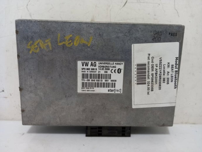 Unitate Calculator Modul Bluetooth, 5P0862335B, Vw Passat (3C2)