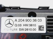  Panou comanda clima Mercedes Clasa C (W204) [Fabr 2007-2014] A2049003803 | A2046803508