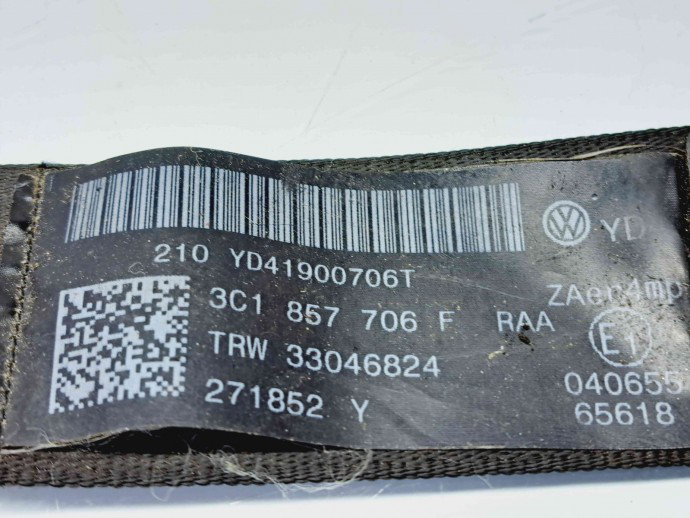  Centura dreapta fata Volkswagen Passat B6 (3C2) [Fabr 2005-2010] 3C1857706F