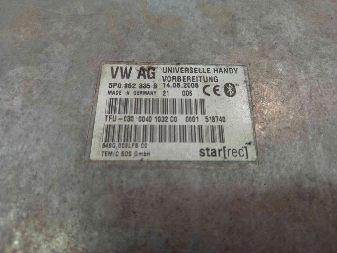 Modul bluetooth Skoda Octavia 2 Combi (1Z5) [Fabr 2004-2013]  5P0862335B