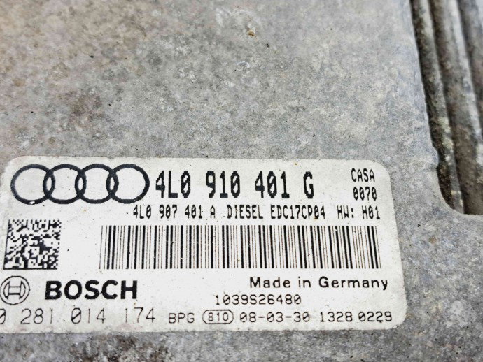 Calculator motor ECU Audi Q7 (4LB) [ Fabr 2006-2014] 4L0910401G | 0281014174 3.0 TDI CASA 176KW / 240CP  