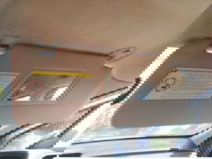 Parasolar dreapta PEUGEOT 307 1.6HDI 9HZ OEM 2002-2008