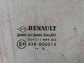 Geam usa dreapta spate Renault Modus [Fabr 2004-2012] OEM