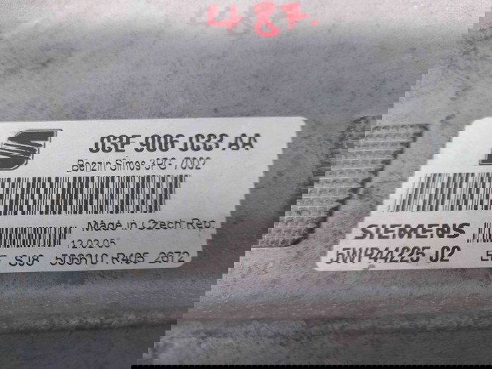 Calculator motor ECU Seat Ibiza 4 (6L1) [Fabr 2002-2009] 03E906033AA 1.2 BME