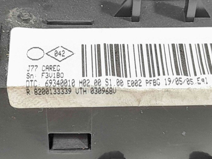 Panou comanda clima   Renault Modus [Fabr 2004-2012] 8200133339 1.6 K4M K4M-67-94