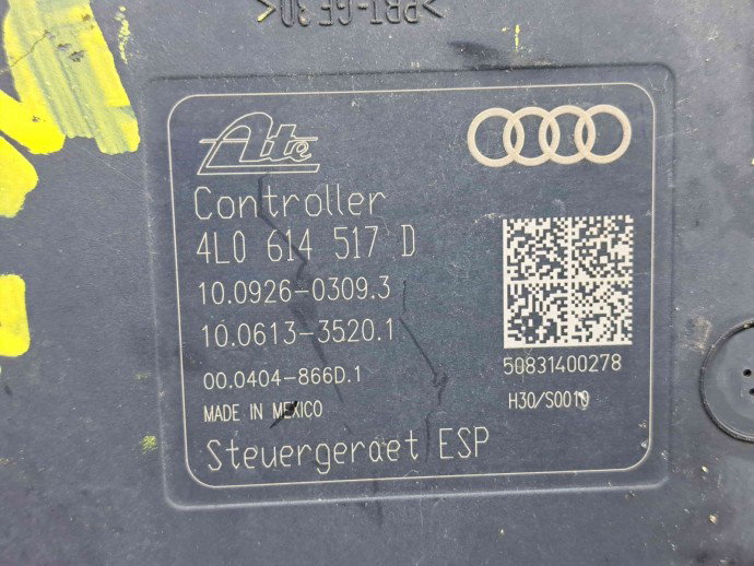 Pompa ABS Audi Q7 (4LB) [ Fabr 2006-2014] 4L0614517D | 4L0614517D  