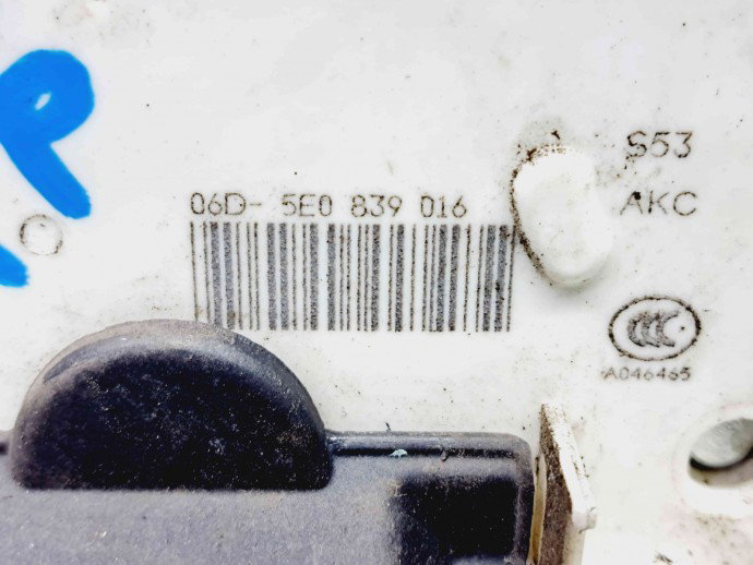 Broasca usa dreapta spate Skoda Octavia 3 (5E3) [Fabr 2012-prezent] 5E0839016
