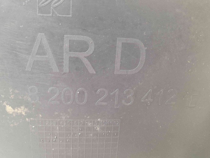Carenaj roata dreapta spate Renault Modus [Fabr 2004-2012] 8200213412