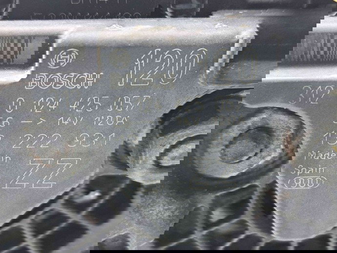 Alternator Opel Corsa D [Fabr 2006-2013] 0124425057 / 13222931 1.2 A12XER   