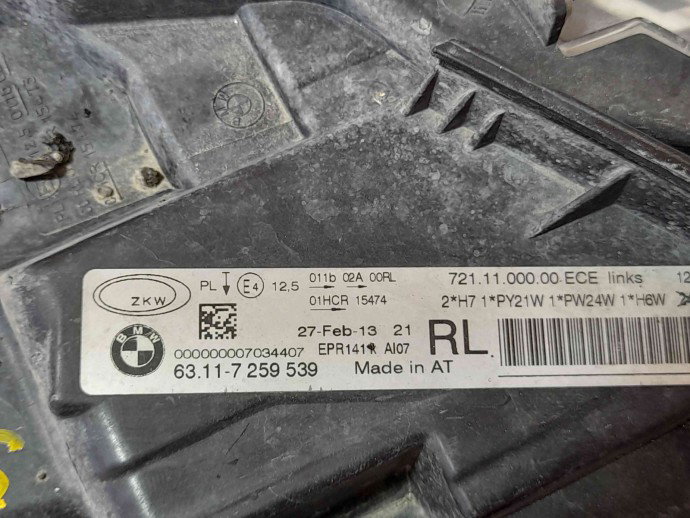 Far stanga  Bmw 3 (F30) [Fabr 2012-2017] 7259539 2.0 D N47