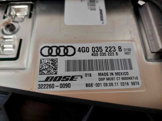 Amplificator audio   Audi A6 (4G5, C7) [Fabr 2011-2017] 4G0035223B