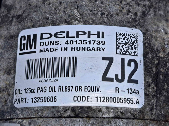 Compresor clima Opel Astra J [Fabr 2009-2015] 13250606 / 401351739 1.7 CDTI A17DTJ   