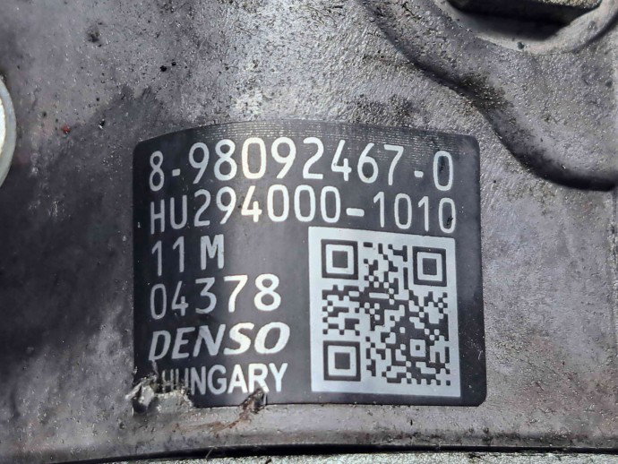 Pompa inalta presiune Opel Astra J [Fabr 2009-2015] 8-98092467-0 / HU294000-1010 1.7 CDTI A17DTJ   