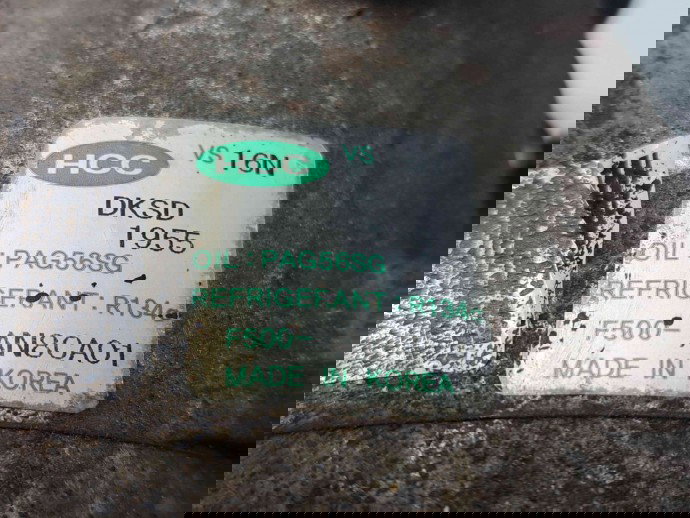 Compresor clima Hyundai i30 (FD) [Fabr 2007-2012] F500-AN8CA01 1.6 CRDI D4FB   