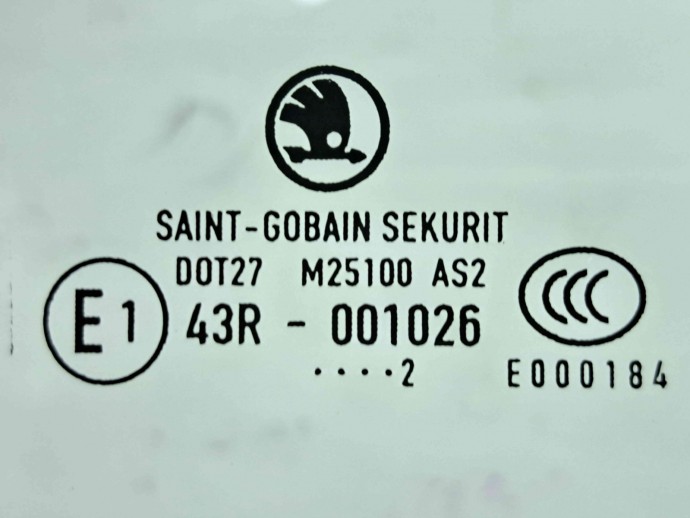 Geam usa dreapta fata Skoda Superb II (3T4) [Fabr 2008-2015] OEM