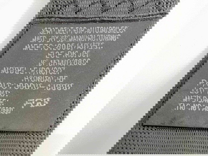 Centura stanga spate Hyundai i20 (PB,PBT) [Fabr 2008-2014] 89810-1J000