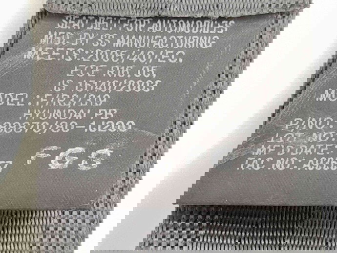 Centura dreapta fata  Hyundai i20 (PB,PBT) [Fabr 2008-2014] 88870-1J200