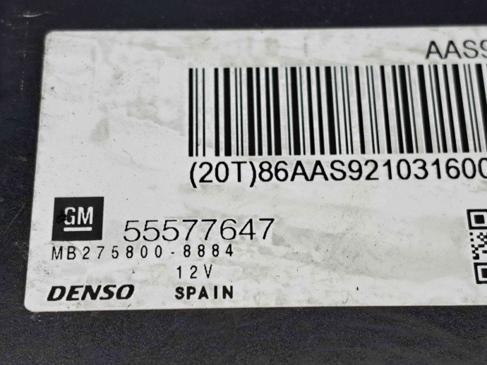 Calculator motor ECU Opel Astra J [Fabr 2009-2015] 55577647 1.7 CDTI A17DTJ   