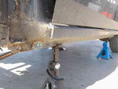 Prag lateral stanga  Dacia Logan (LS) [Fabr 2004-2012] OEM