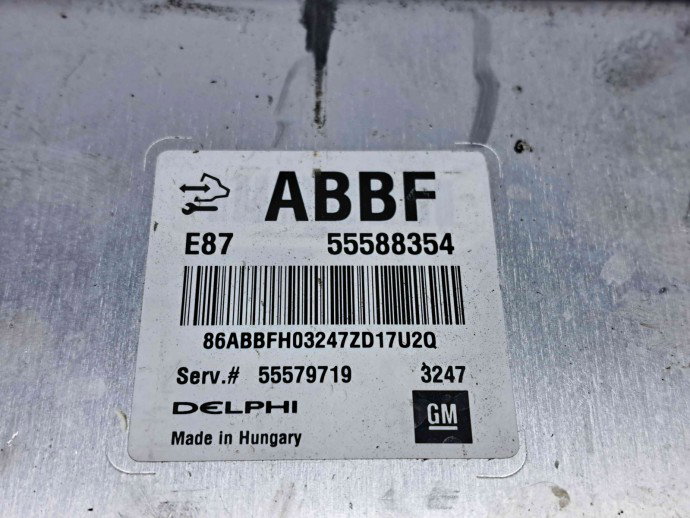 Calculator motor ECU Opel Astra J [Fabr 2009-2015] 55588354 1.7 CDTI A17DTS   