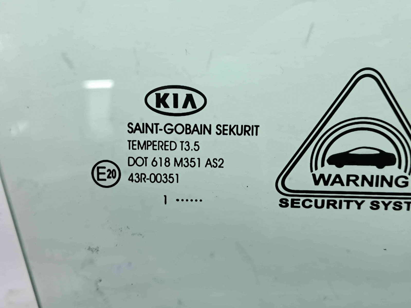 Geam usa dreapta fata Kia Sportage III [Fabr 2010-2016] OEM - imagine 2