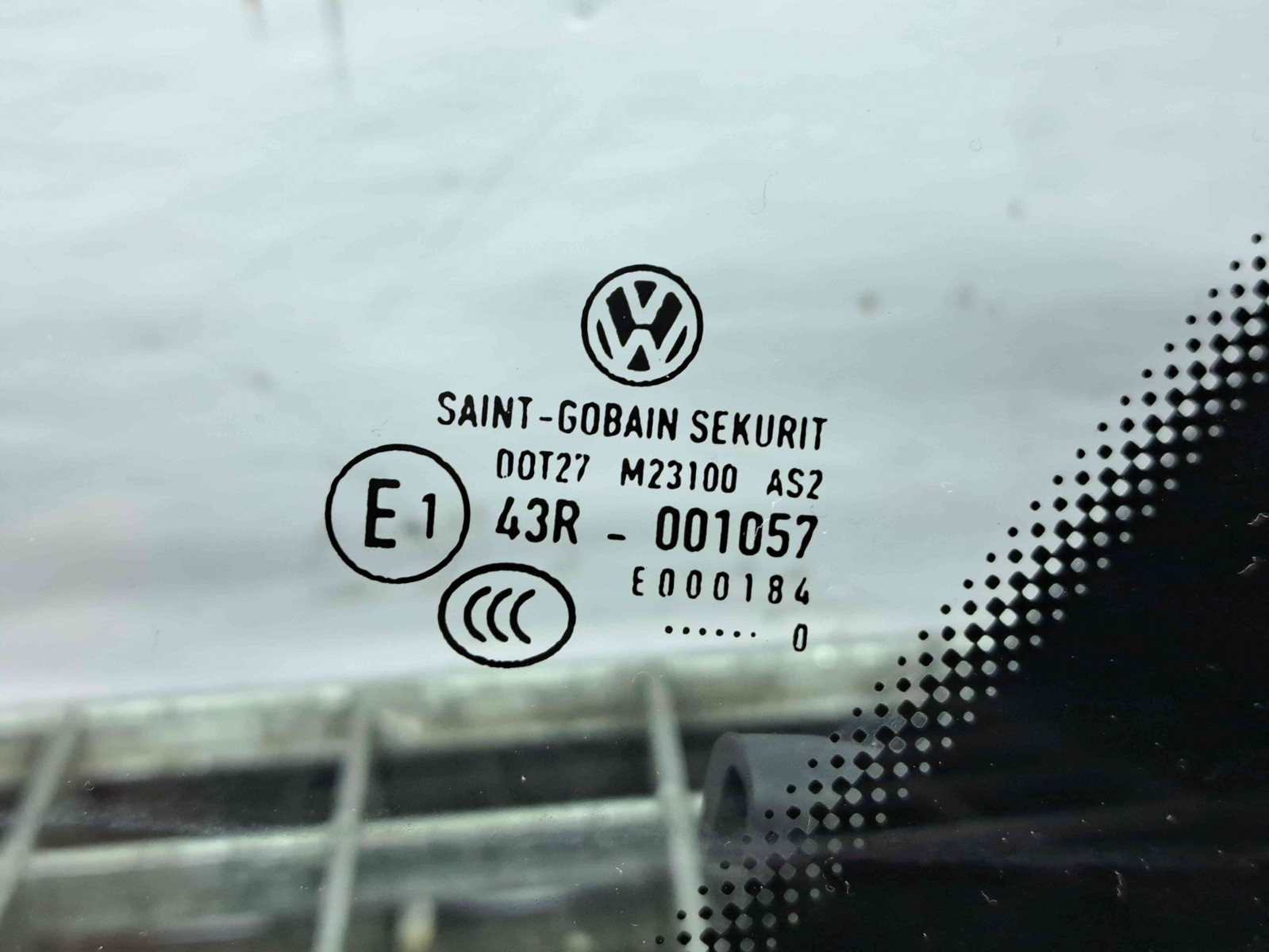Geam usa stanga spate Volkswagen Golf 6 (5K1) [Fabr 2009-2013] OEM - imagine 2