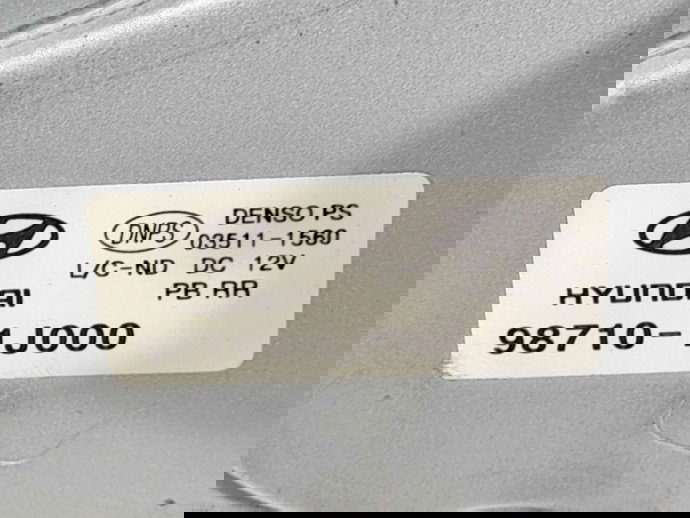 Motoras stergator haion  Hyundai i20 (PB,PBT) [Fabr 2008-2014] 98710-1J000