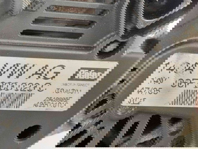 Alternator  14V / 140A Skoda Octavia 2 (1Z3) [Fabr 2004-2013] 06F903023C 2.0 