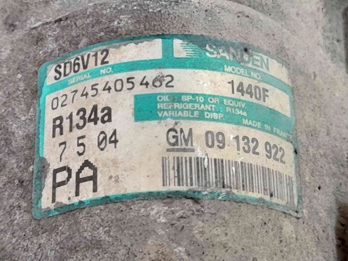 Compresor clima 74 KW / 101 CP  Opel Astra H Combi [Fabr 2004-2009] 09132922 1.7 CTDI 01328035