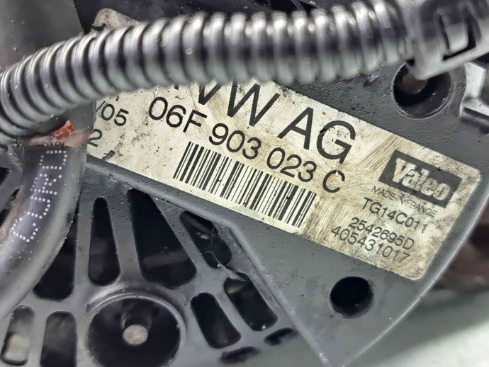 Alternator Audi A3 (8P1) [Fabr 2003-2012] 06F903023C 1.9 TDI BKC 77KW / 105CP  