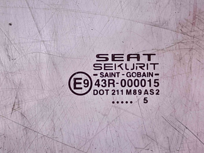 Geam usa stanga fata Seat Ibiza 4 (6L1) [Fabr 2002-2009] OEM
