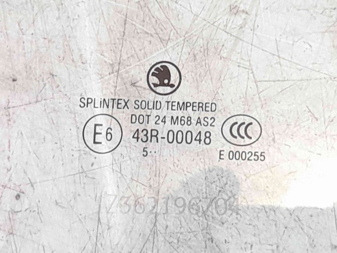 Geam usa dreapta spate Skoda Octavia 2 (1Z3) [Fabr 2004-2013] OEM