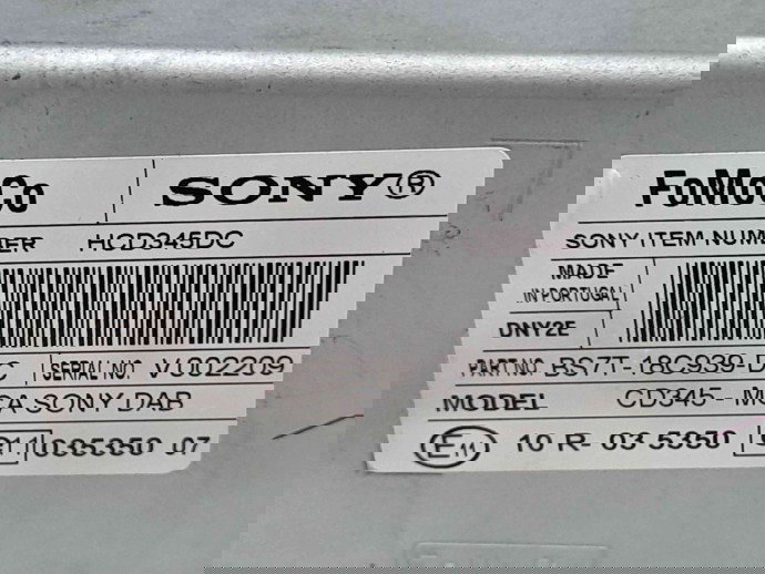 Radio CD   Ford S-Max 1 [Fabr 2006-2014] BS7T 18C939