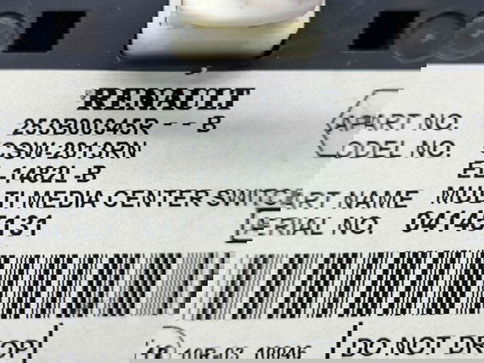  Joystick navigatie Renault Megane 3 Combi [Fabr 2008-2015] 253B00345R