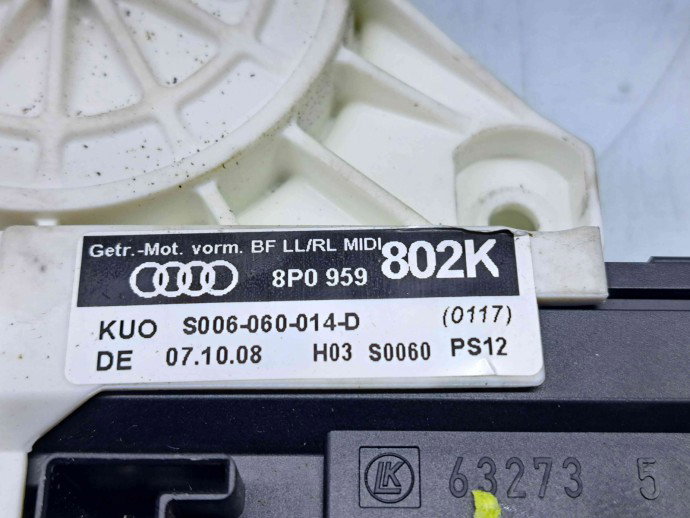 Motoras geam stanga fata Audi A3 (8P1) [Fabr 2003-2012] 8P0959802K