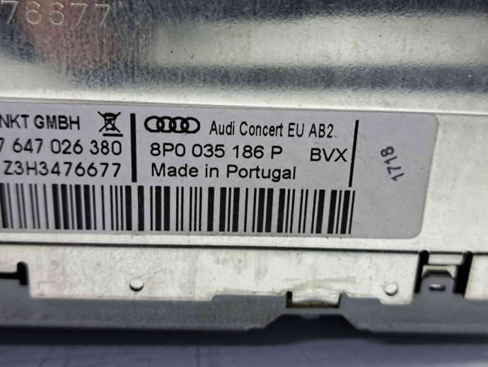 Radio CD Audi A3 (8P1) [Fabr 2003-2012] 8P0035186P