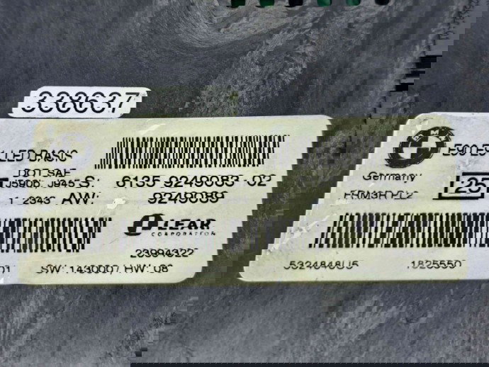  Modul control lumini Bmw 3 (E90) [Fabr 2005-2011] 9249083